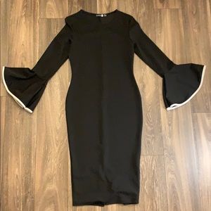 Black and white dress